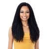 Freetress Braid Crochet & Latch Hook 3X Pacific Curl 18" (2 Dark Brown)