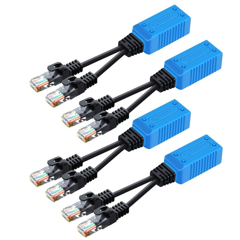 TNP – Extensor de cable Ethernet (6 pies), Cat6, Cat5e, Cat5, RJ45