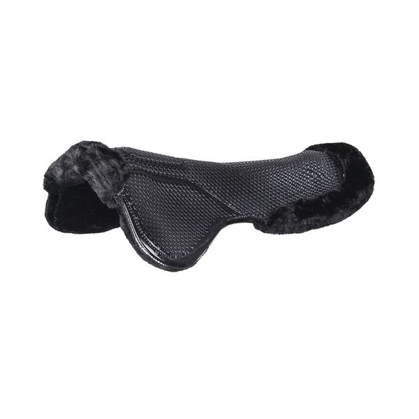 WALDHAUSEN Gel Pad with Synthetic Fur, Black
