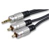 3.5MM Jack to 2X Phono P - 0.5M, Audio & Video Cable Assemblies Qty X 1