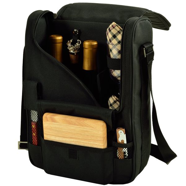 Picnic at Ascot Original Insulated Wine and Cheese Cooler Bag - Designed, Assembled & Quality Approved in the USA