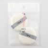 Chacott Chacott Powder Puff, Pack of 2, Round, Diameter Approx. 2.4 inches (60 mm), Plush Material Approx. 0.2 inches (4 mm), White Model Number: 027