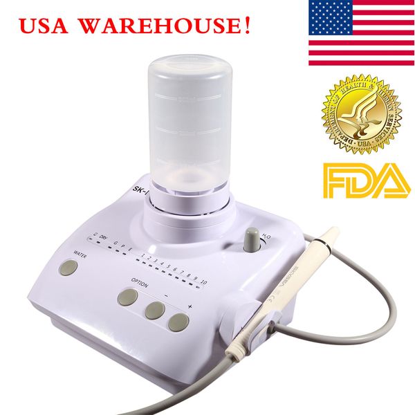 Dental Ultrasonic Scaler Main unit Handpiece Tips Bottles Torque wrench for EMS