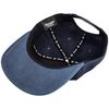 Blackskies® Vanguard Snapback Cap Wine Red Men's Baseball Cap Suede Faux Leather Men's Women's Cap - Baseball Cap Men Women Unisex Streetwear Outdoor Summer Leisure, navy blue
