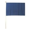 One Dozen Navy Blue 12x18in Stick Flags.