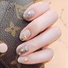 EBANKU 12 Sheets Gold Silver 3D Metallic Nail Stickers for Women, Noble Metallic Chains Line Wave Point Stars Nail Stickers Curve Stripe Lines Adhesive Striping Tape Nail Design Gift for Women