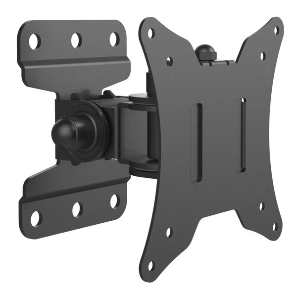 BONTEC TV Wall Mount Bracket for Most 13-30 inch LCD LED Screens, Swivel and Tilt Monitor Wall Mount up to 25kg, Full Motion Monitor Wall Bracket with VESA 75/100mm