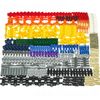 BrickBounty 370 Pcs Technical-Part Compatible with Technic Building Block Set, Axles and Pins Connector, MOC Replacement Kit for Technical Building Blocks