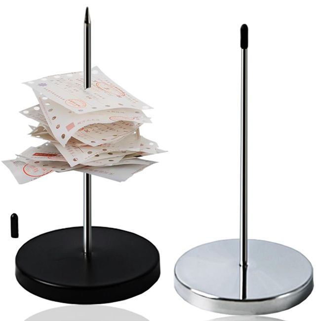 2 Piece Punch Slot, Convenient Tabletop Slips Receipts Memo Paper Receipts Receipts Bills Organizing Soft Rubber Top Scratch Resistant Easy Assembly Removable for Restaurant Office Reception Counter