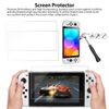 2023 New Black Carrying Case Bag + Clear Shell Cover + Clear Screen Protector + Case Strap + Charger Cable Compatible for Nintendo OLED Switch