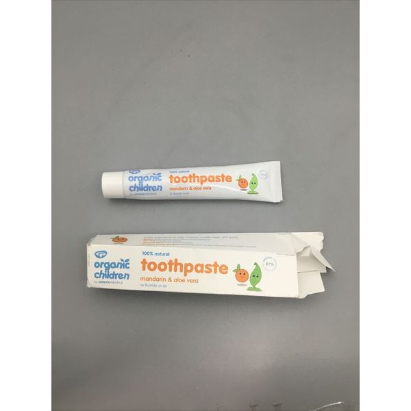 Green People Organic Children Toothpaste Mandarin & Aloe Vera 50ml/1.6floz