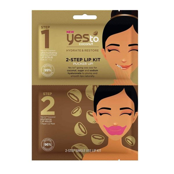 Yes To Coconut 2-Step Lip Kit, 1 Count