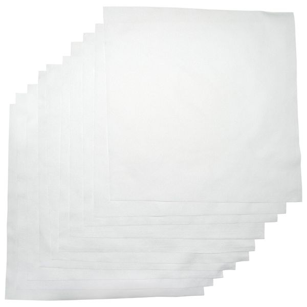 10 Pack 9 x 9 Inch Microfiber Precision Wipers, Lint-Free Polyester, Cleanroom