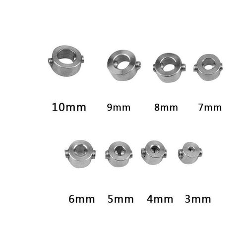 CESFONJER 3-10mm Drill Bit Depth Stop Collar Ring Positioner Spacing Ring Positioner Locator Durable Woodworking Drill Bit with Hex Wrench (8PCS Drill Bit Depth Stop Collar)