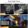 WiFi 4MP Wireless Solar Power PTZ IP Camera Security Waterproof 8X Digital Zoom