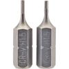 Draper 63944 1.5mm 1/4" Hex Hexagonal Insert Bit 25mm Long (2 Piece)
