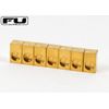 FU-Tone Titanium Saddle Insert Set (7 String) Gold/Titanium Insert Block/Floyd Rose