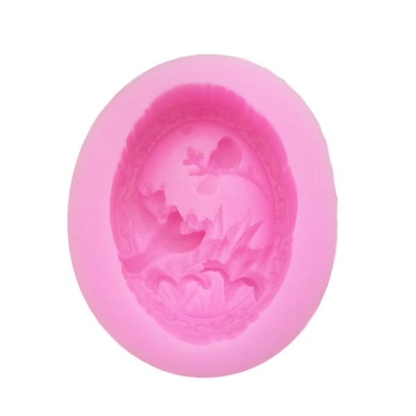 [Ever garden] Lily and Hummingbird Bird Bird Silicone Molds/Handmade Soap/Resin Clay/Resin/Silicon Mold/Die-Cut Type/Kit Tool