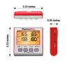 ThermoPro TP17W Thermometer Dual Probe Digital Cooking Grill Thermometer w/Timer