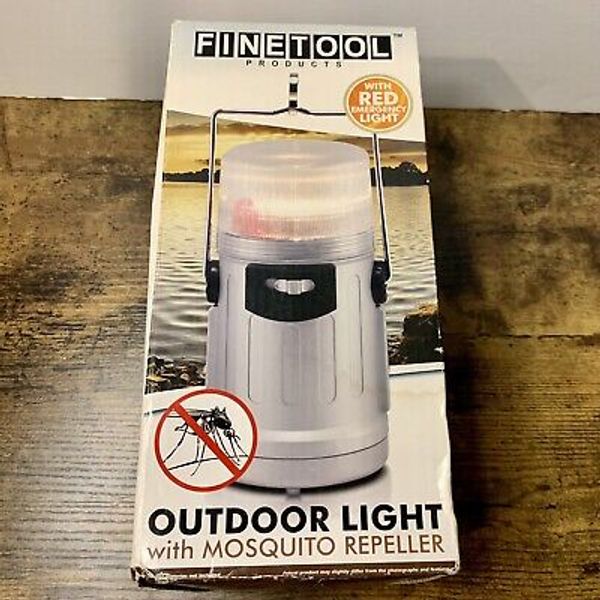 Outdoor Light With Mosquito Repeller And Red Emergency Light