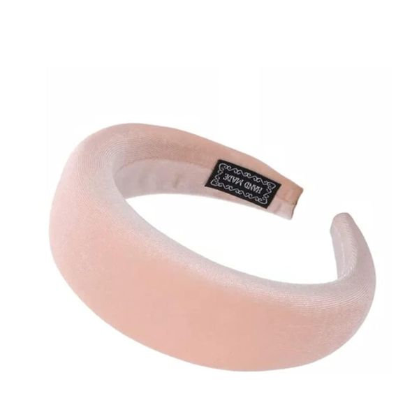 Maxi Velvet Headband Pink