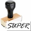 Super Rubber Stamp Size 1/2" Tall x 1-5/8" Wide