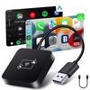 Wired to Wireless Car Play Adapter Android Auto Dongle Support iPhone 6+/iOS 10+
