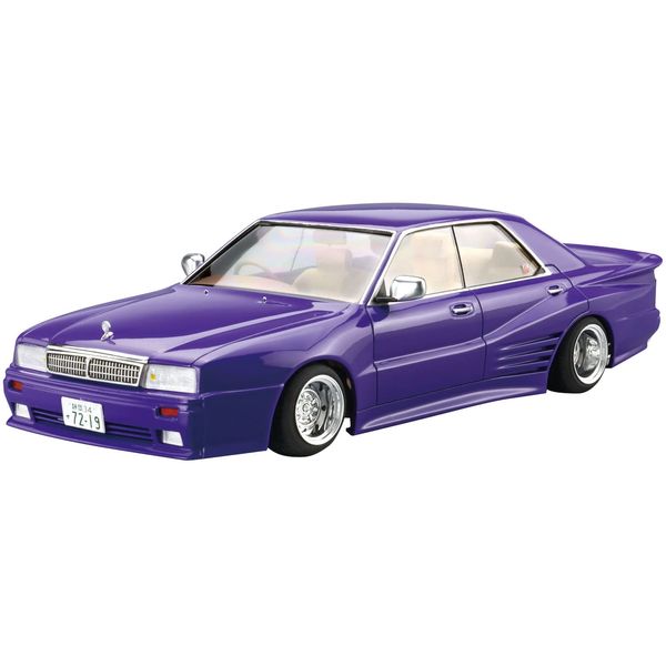 Aoshima Bunka Kyozai 1/24 The Hisocar Series No.4 Nissan Y31 Cima Plastic Model, Molded Color