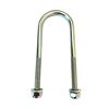 U Bolt Round M12 70mm Inner Width x 150mm Length with Hex Nuts and Washers (2)