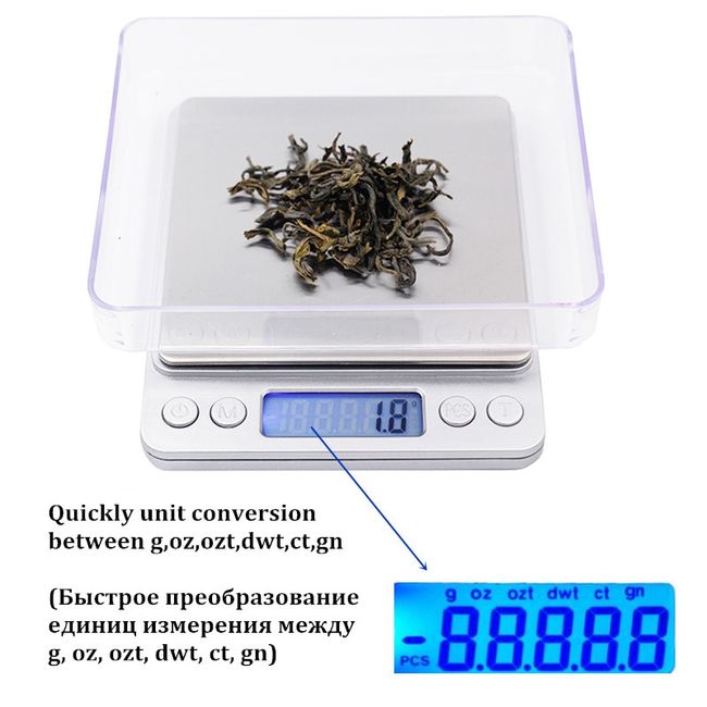 0.1G Precision LCD Digital Scale 3000G For Baking Weighing Kitchen Scale