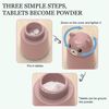 Tablet Mortar, Tablet Crusher, Multifunctional Tablet Mortar, Portable Tablets