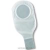 ConvaTec 401515 Natura 14" Two-Piece Drainable Pouch with 1-Sided Comfort Panel, Tail Clip, Transparent, 4" Flange, Pack of 10