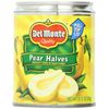 Del Monte Pear Halves, 8.5-Ounce Packages (Pack of 12)