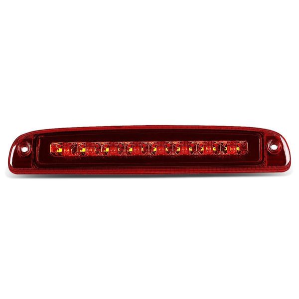 DNA MOTORING 3BL-DKT07-LED-RD Red Lens LED Third Tail Brake Light [Compatible with 97-07 Dodge Dakota]