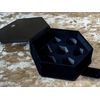 Dice box vault for Dungeons and Dragons, Pathfinder, DnD Dice - Hexagonal - Vegan Leather