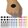Lemon Fruit Solid Temporary Tattoo Water Resistant Fake Body Art Set Collection - White (One Sheet)