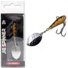 Wild Devil Baits Jig Spinner Spin Jig Lead Head Spinner Spoon (10 g, UV Perch)