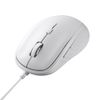 Buffalo BSMBU315WH USB Mouse, Wired 5 Buttons, Back/Forward Buttons, DPI Switch, BlueLED, White
