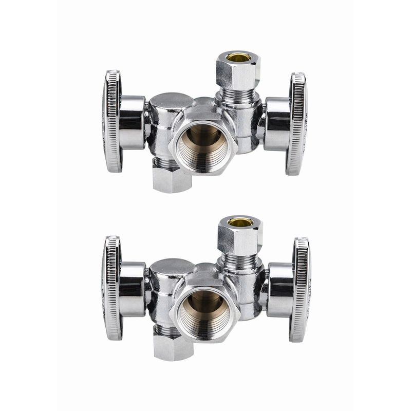 Valvola D'intercettazione/deviatore A 3 Vie IXMO DN 15, Incasso, Rosetta Quadrata Con Maniglia - Foto 9