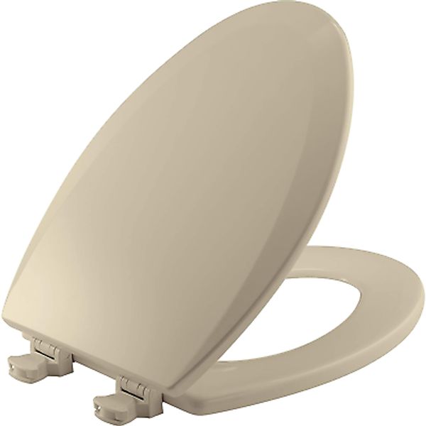 BEMIS 1500EC 006 Toilet Seat with Easy Clean & Change Hinges, ELONGATED, Durable