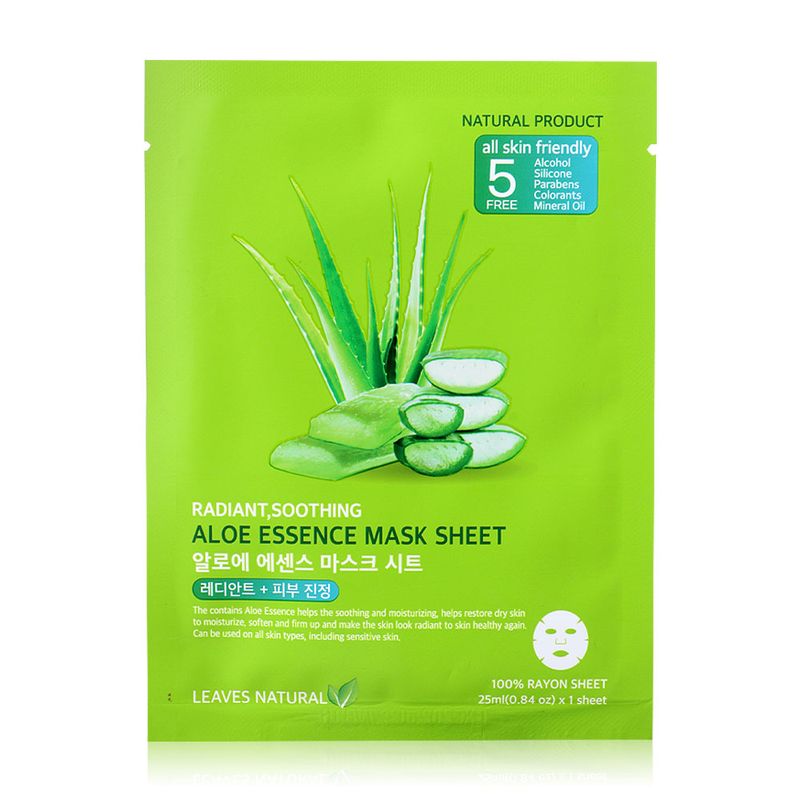 Leaves Natural- Aloe Essence Mask Sheet - Online Marketplace - EveryMarket