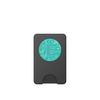 Monogram Initial Letter E Pop Socket Turquoise Blue Letter E PopSockets PopWallet for MagSafe