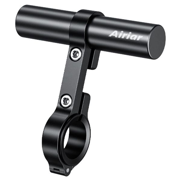 Airiar AR-H4-2-BLACK Bicycle Bracket Handle Bar Extension Bar Clamp Bar Light Bar Extension