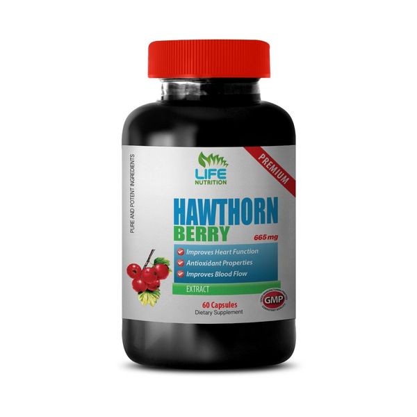 Supporting Healthy Circulation - Hawthorn Extract 665mg - Garlic Supplement 1B