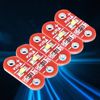 Jeanoko 50 Pcs Wearable LilyPad LED Module White LED Module Surface-Mounted SMD LED Module DIY Kit for 3~5V