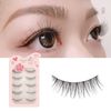 CLEAREYELASH Natural False Eyelashes, Natural 3D Eyelashes, 5 Pairs (N03 Sexy)