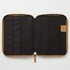 Laconic LDC09-270BR Notebook Cover B6 Round Zipper Brown