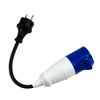 CEE Adaptor Schuko Plug to CEE Socket Interbosch/Benson 230 V/16 A 000641