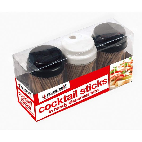 Cocktail Sticks in Dispenser Set