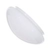 Satco 50-330 9.5-Inch Replacement Mushroom Glass Shade, 7-7/8 Inch Fitter, White (50/330)